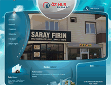 Tablet Screenshot of oz-nurinsaat.com